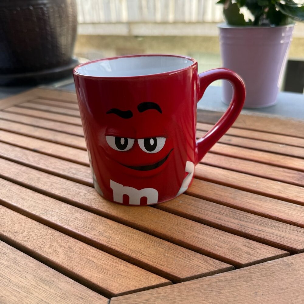 M&Ms Red Character Ceramic Coffee Mug 2019 Mars & Affiliates Microwave & Dishwas